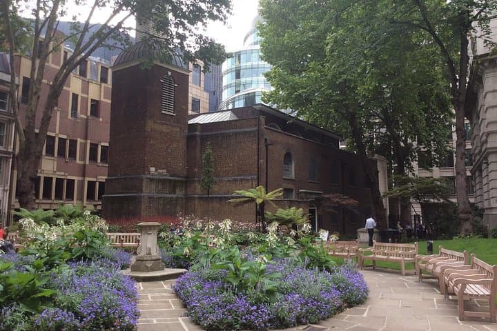 Postmans Park with its moving memorial to everyday heroes.