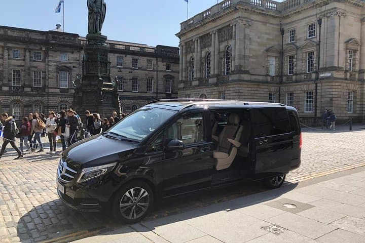On the Royal Mile ready for guests