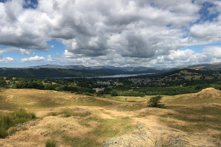 Adelaide hill looking at lake Windermere