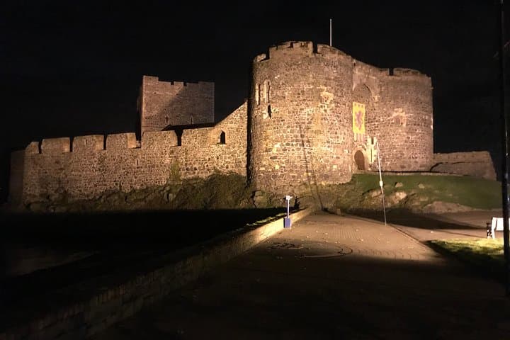 Carrickfergus Castle by night