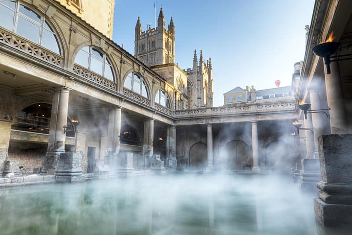 Roman Baths misty