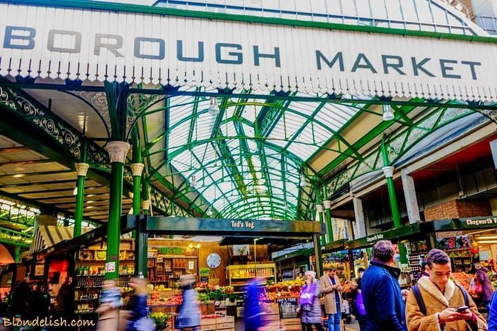 We end the tour near Borough Market