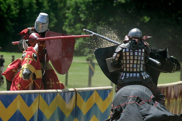 Warwick Castle - Knights' village