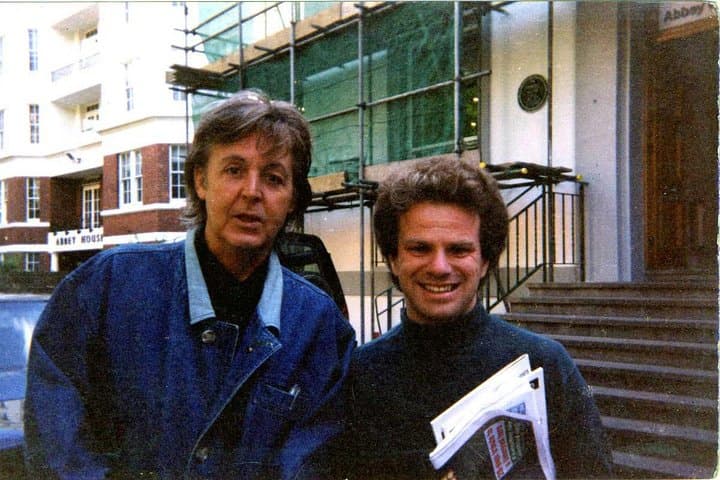 Richard Porter with Paul McCartney