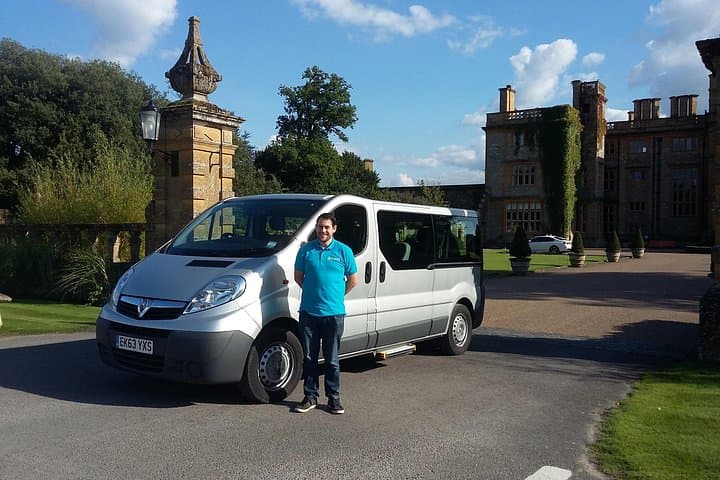 One of our guides and his minibus