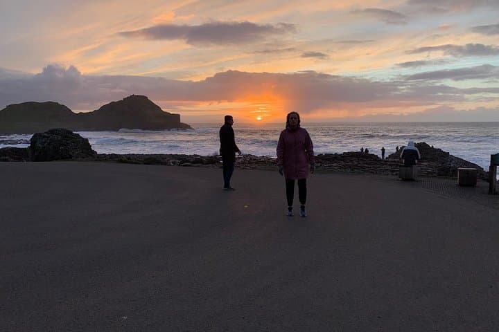 Sunset at the Giant's Causeway