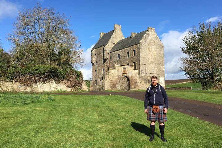 One of our Tour Guides at Lallybroch