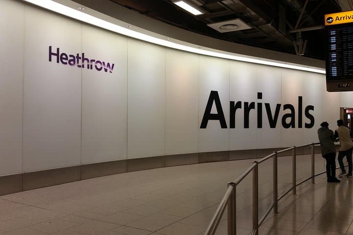 Arrivals Hall Heathrow Airport Terminal 4