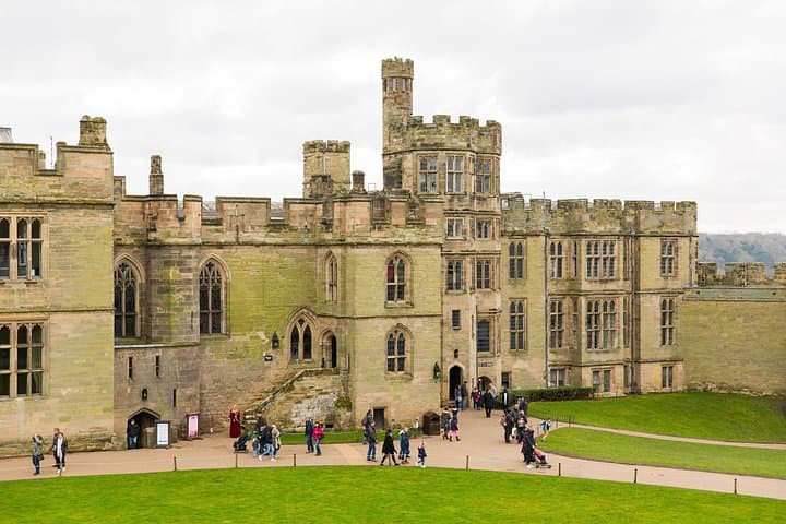 Warwick Castle, located in the south of England, is considered one of the country's best preserved castles.