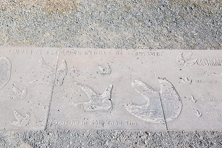 Dinosaur footprints of Skye