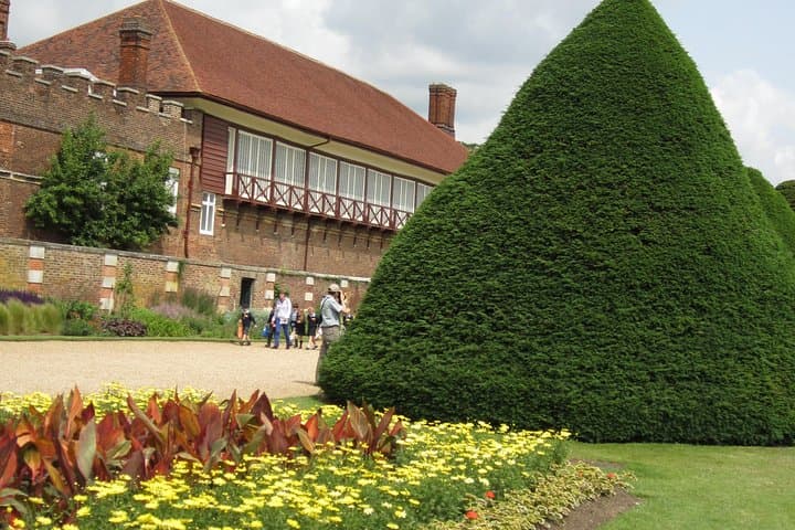 Outside of the Real Tennis Court on the East Front