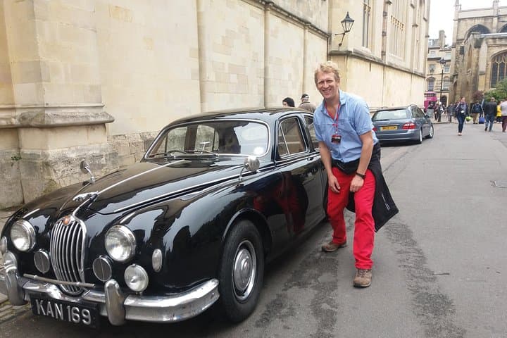 When they are filming, it's common to see such cars!