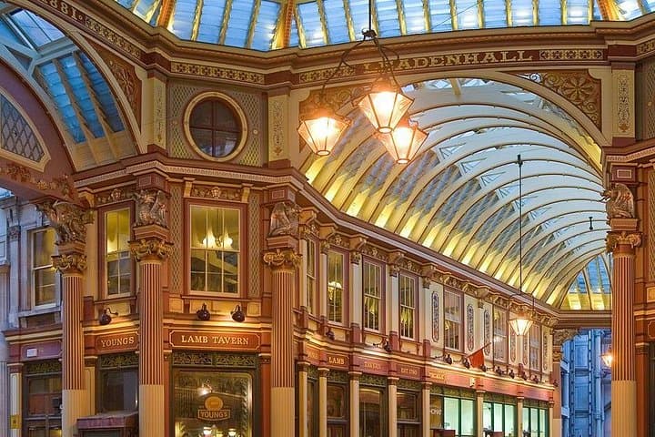 Leadenhall Market, setting for many Dickensian films.