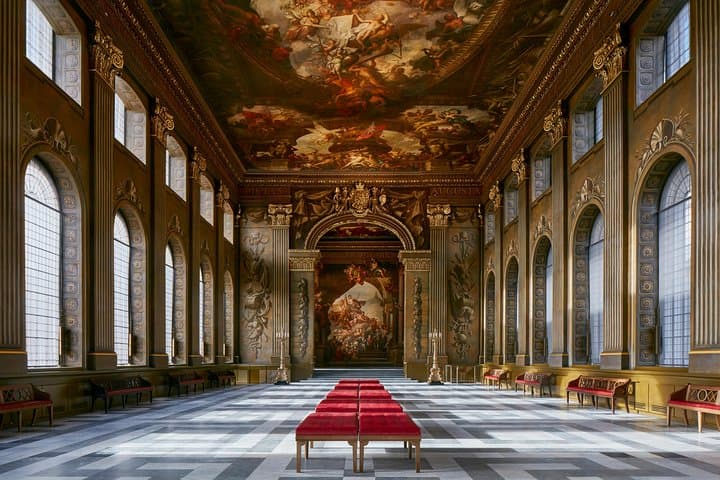 London: Naval College + Painted Hall + Uber Boat: One Way Trip