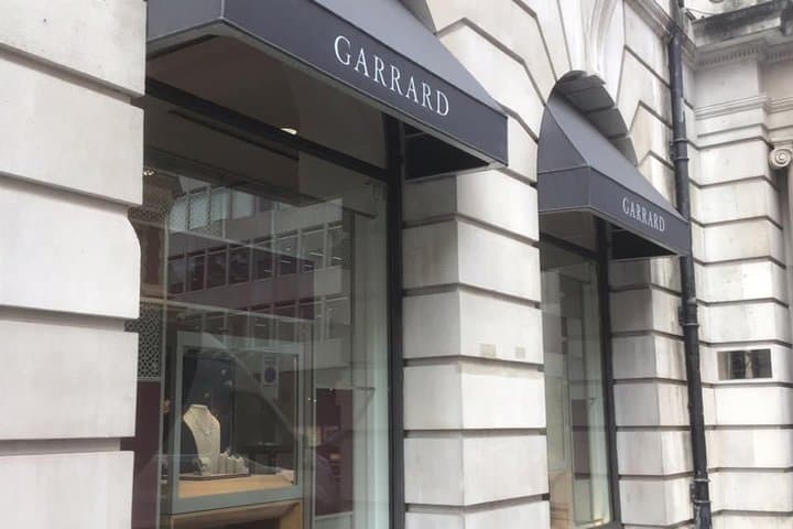 House of Gerrard where Diana's famous engagement ring was purchased from.