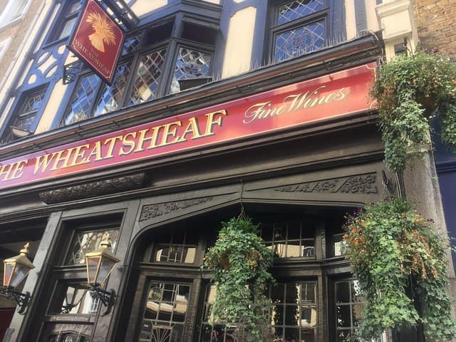 The Wheatsheafe pub, where Dylan Thomas met his wife, Caitlin
