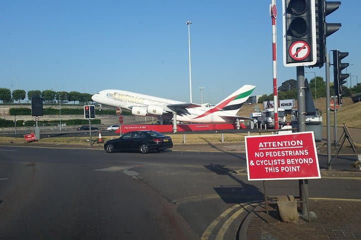 A380 Tunnel Entrance to Heathrow
