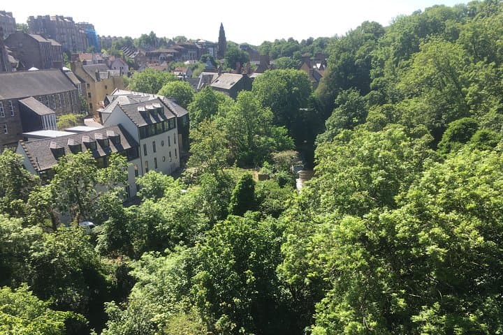 Dean Village from the Dean Bridge, Edinburgh