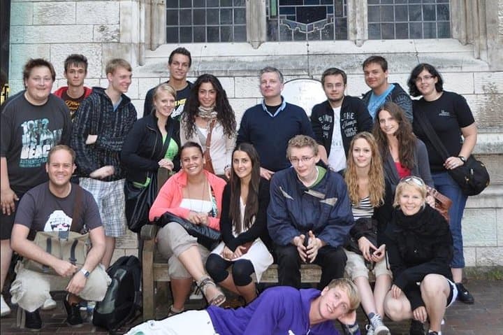 With a Group at St. Giles Cripplegate - 2010