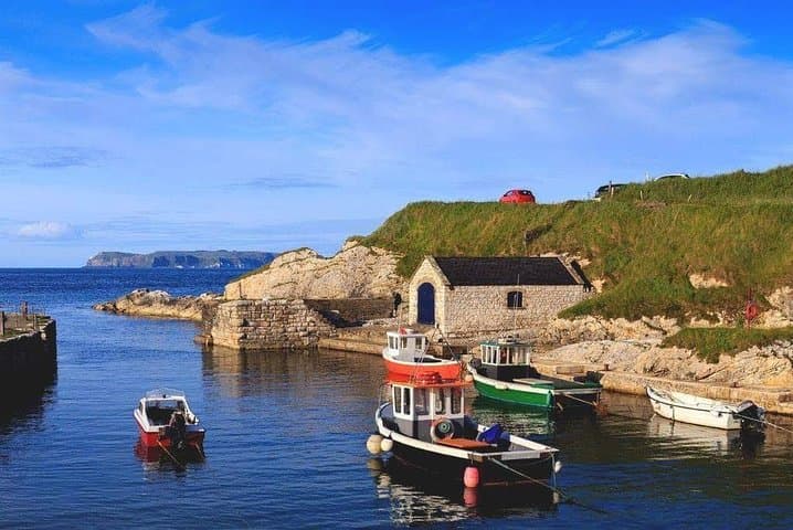 Ballintoy Harbour also famous as The Iron Islands in Game of Thrones