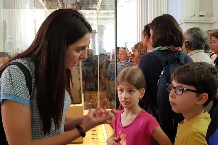British Museum tour with children