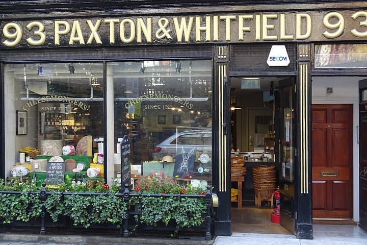 Where Sir Winston Churchill bought his cheeses