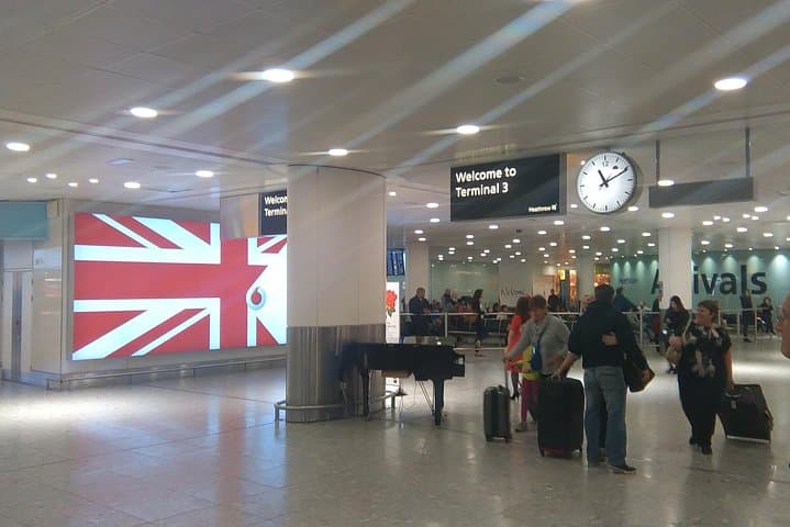 Arrivals Hall Terminal 3 Heathrow