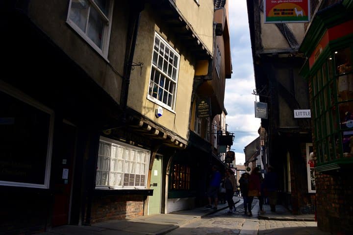 The word-famous Shambles - the inspiration for Diagon Alley