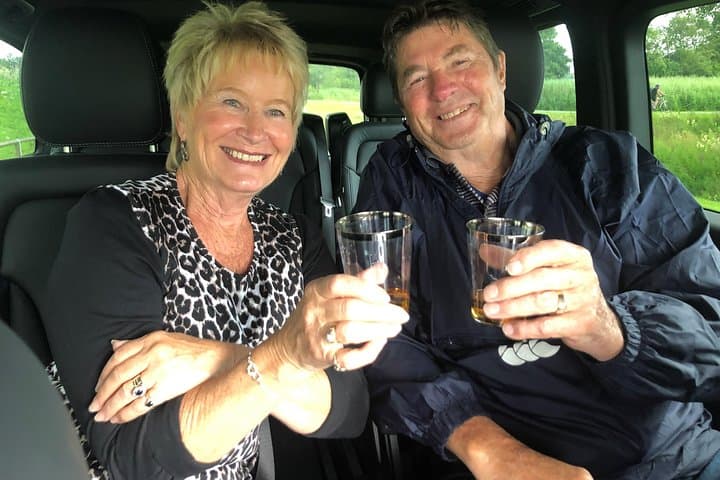 Clients enjoying a little refreshment
