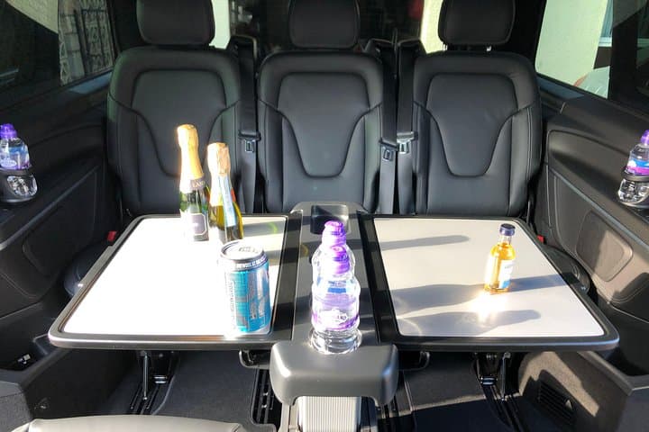 Interior of the V Class - Six seat configuration.