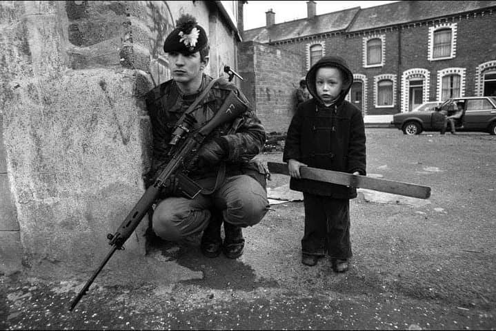British Soldier during the Troubles
