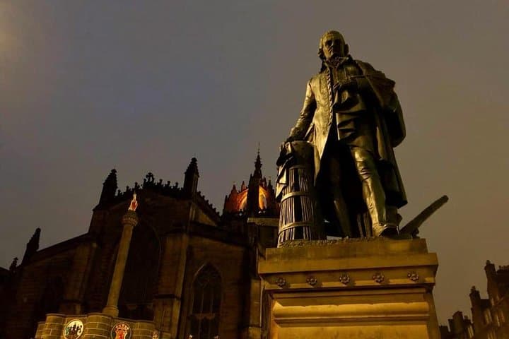 Adam Smith and St Giles, Hight Street, Royal Mile, Edinburgh