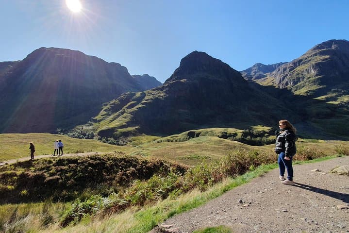 The three sisters mountains of Glencoe.