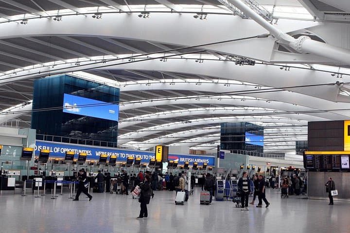 Heathrow airport check-in