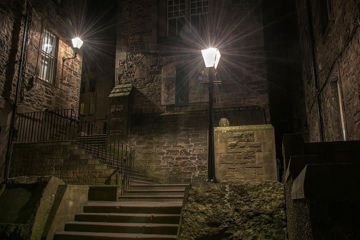 Edifici tipici nel centro storico di Edimburgo