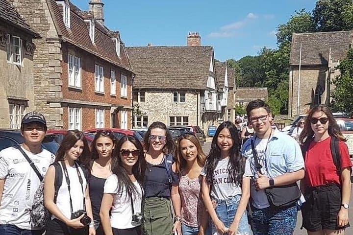 Exploring Lacock in the sunshine