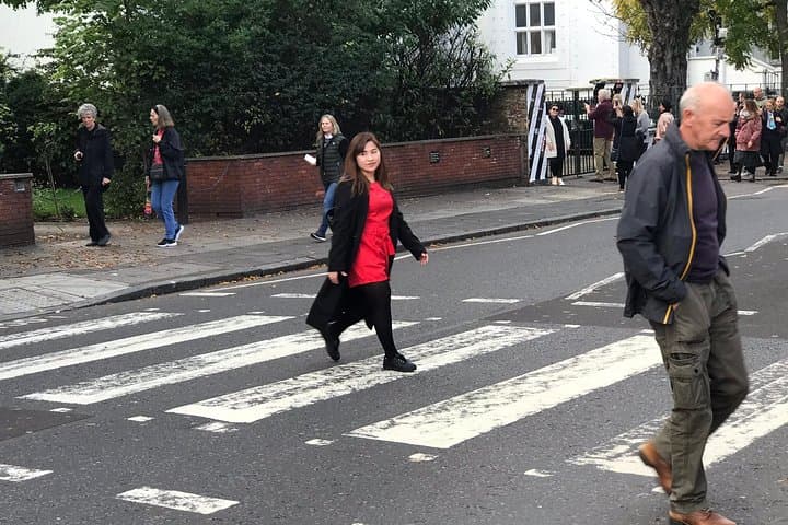 The famous Abbey Road crossing