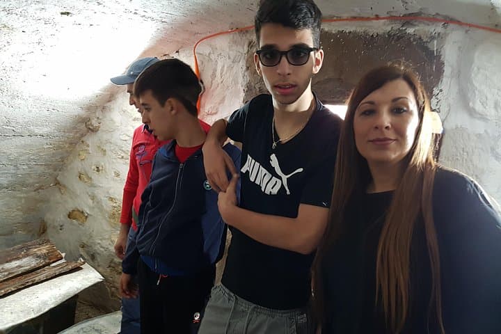 In the crypt at Wardlaw Mausoleum