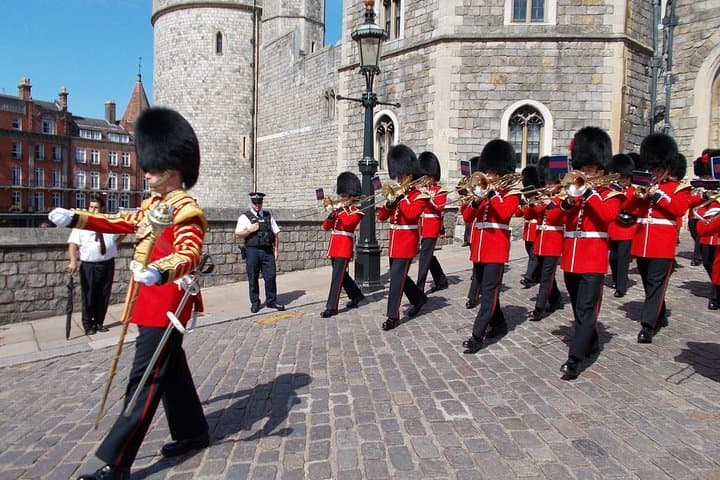 Changing of the guards at Windsor Castle