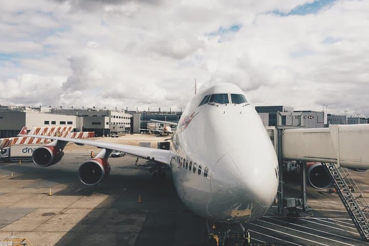 Airplane at Heathrow Airport