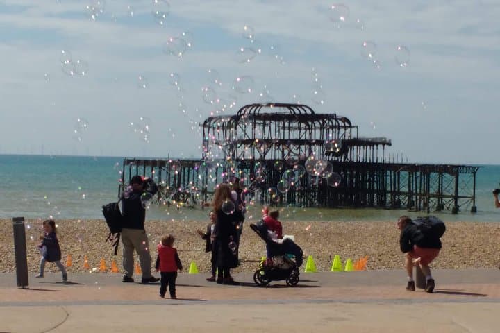 Get your camera ready on your walking food tour in Brighton for the landmarks