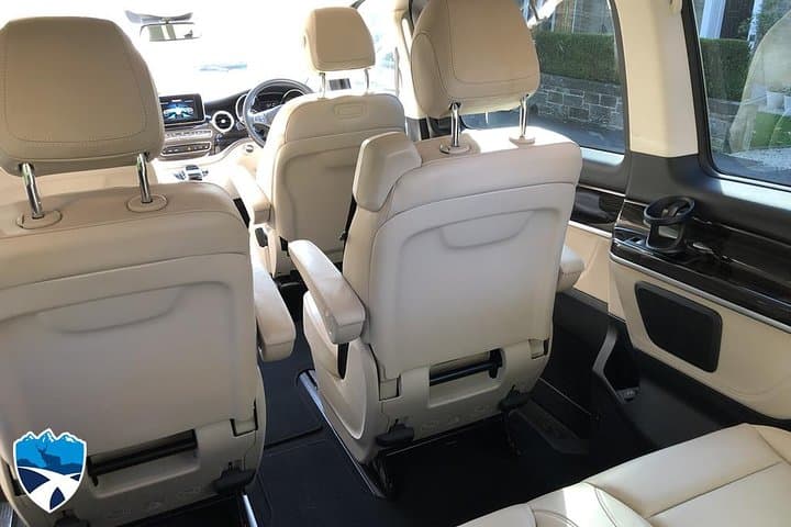 Interior of minivan
