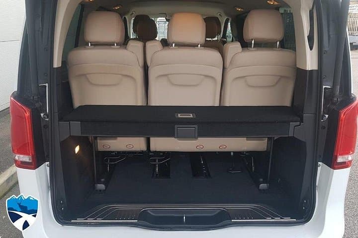 Interior of minivan