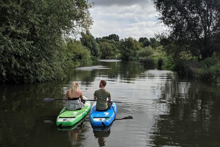 Stand-up Paddleboard SUP Safari on The River Avon For Beginners