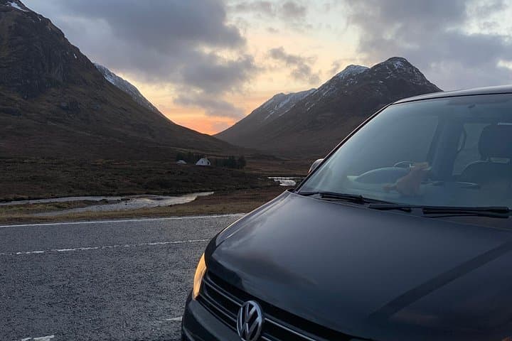 Sunset over Glen Etive