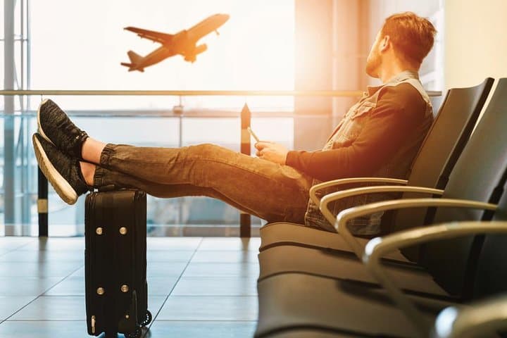 Departures lounge