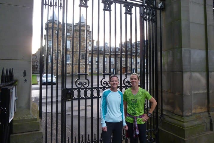 Holyrood Palace, just hanging with the Queen!