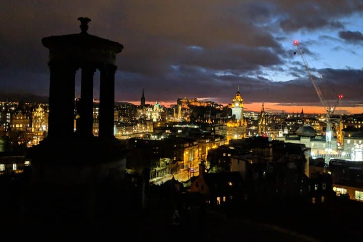 Edinburgh by nightfall