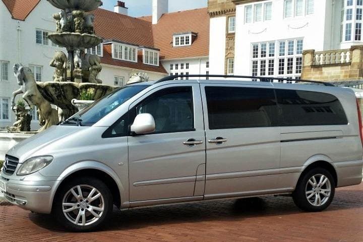 Executive standard vehicles for seven passengers and luggage.