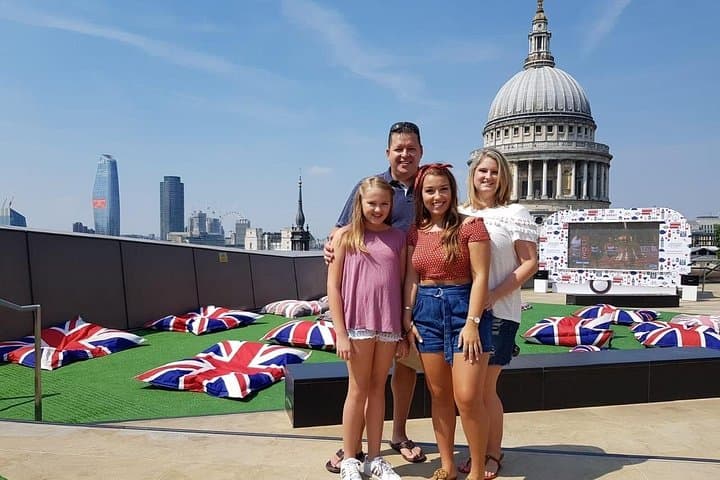 Up on the roof near St Paul’s Cathedral.